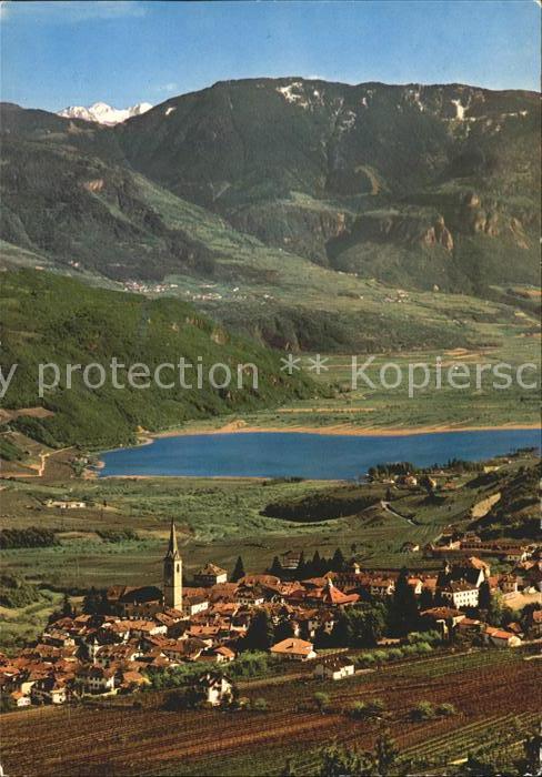 Kaltern Weinstrasse Tirol Fliegeraufnahme