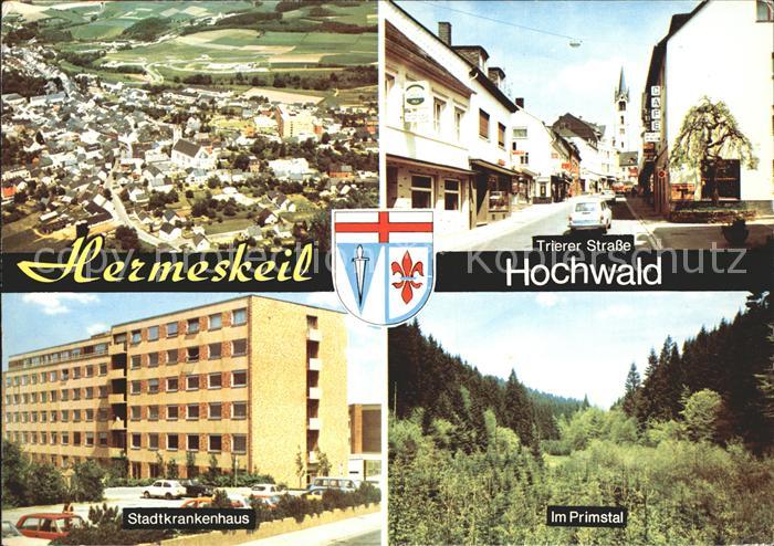 Hermeskeil Trierer Strasse Im Primstal Stadtkrankenhaus Fliegeraufnahme