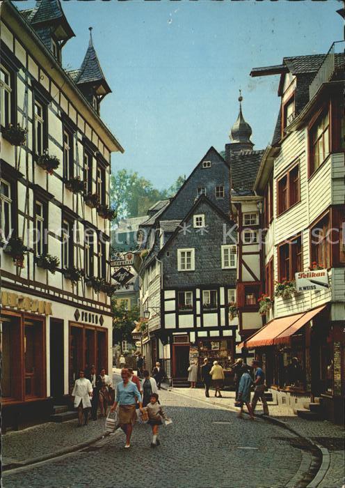 Monschau Montjoie NRW Partie in der Altstadt