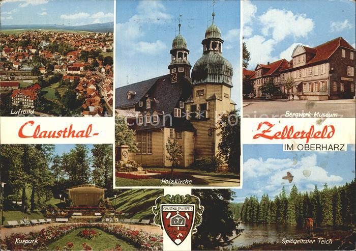 Clausthal-Zellerfeld Goslar Niedersachsen Bergwerk Museum Luftbild Kurpark Spieg