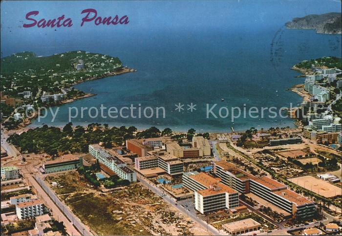 Santa Ponsa Mallorca Islas Baleares Fliegeraufnahme