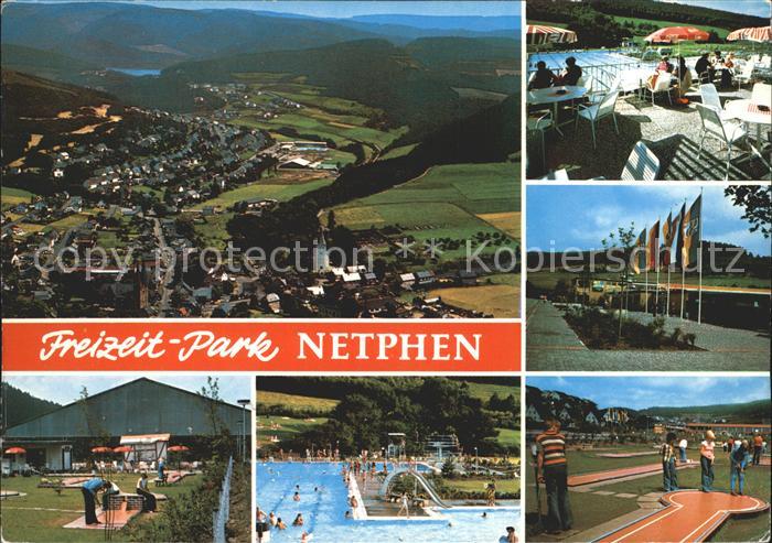 Netphen Fliegeraufnahme Freizeitpark Freibad