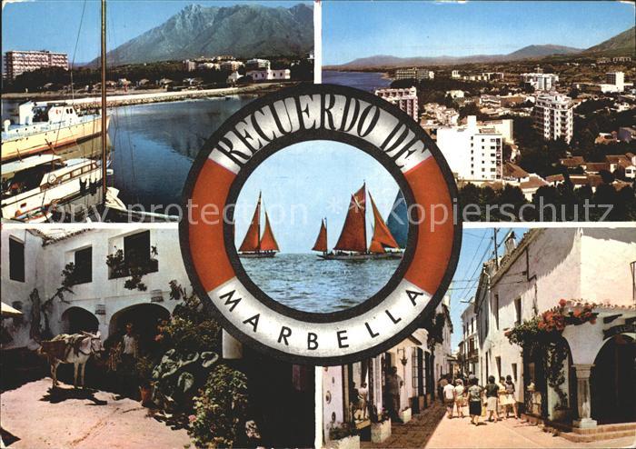 Marbella Andalucia Strand Panorama Gaesschen
