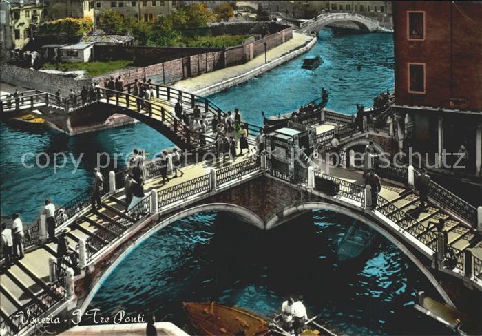 Venedig Venezia Die drei Bruecken