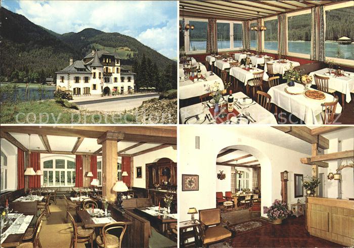Dobbiaco Pustertal Suedtirol Hotel Restaurant Baur al Lago
