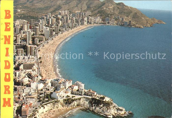 Benidorm Fliegeraufnahme