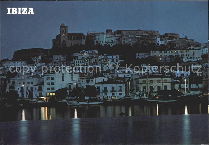 Ibiza Islas Baleares Sonnenuntergang Hafen