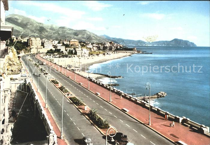 Genova Genua Liguria Italien- Strasse