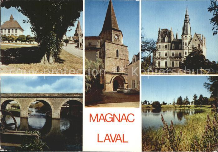 Magnac-Laval Bruecke Schloss