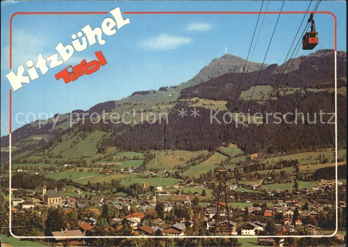 Kitzbuehel Tirol Hahnenkammbahn Kitzbueheler Horn Gondelbahn
