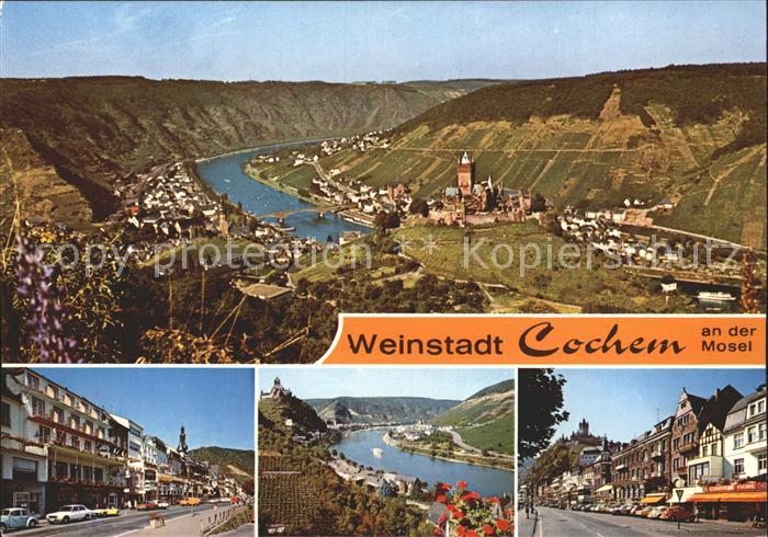 Cochem Mosel Burg Moselpromenade