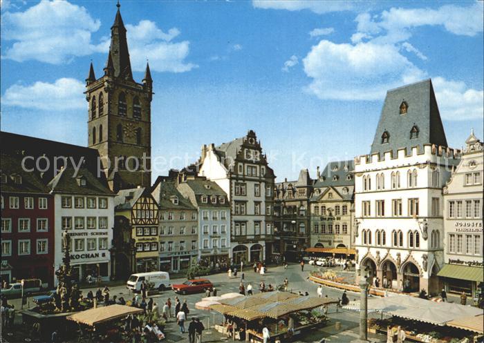 TRIER  CITY Hauptmarkt Sankt Gangolph