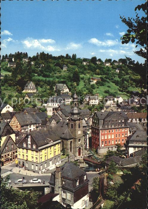 Monschau Montjoie NRW Rotes Haus Evangelische Kirche