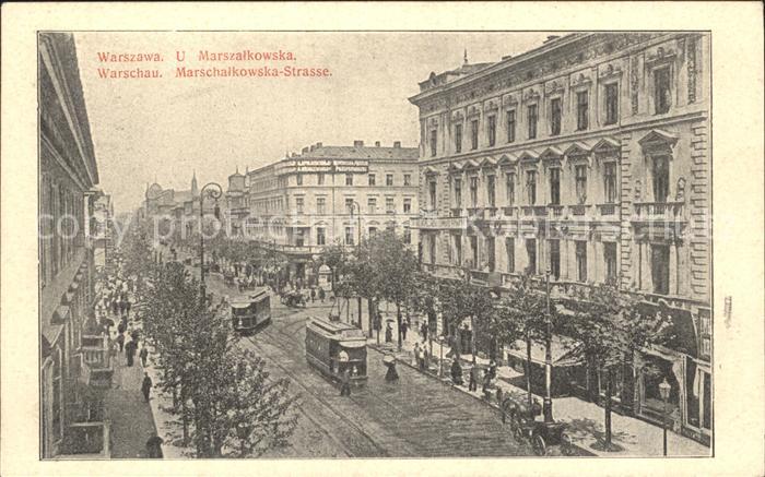 Strassenbahn Warszawa U Marszalkowska