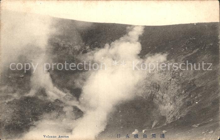 Vulkane Geysire Vulcans Geysers Volcano Asama Japan