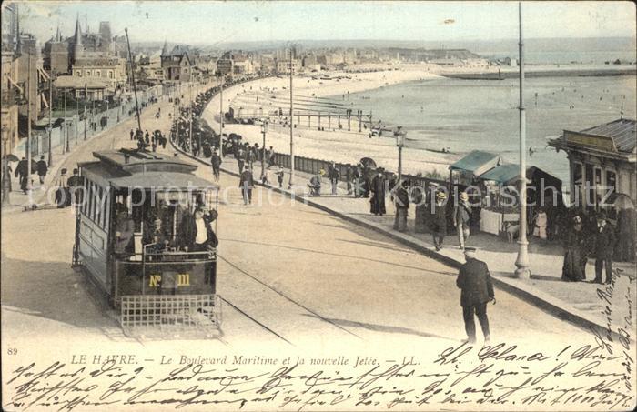 Strassenbahn Le Havre Boulevard Maritime Nouvelle Jetee
