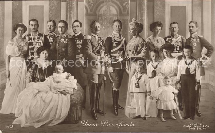 Adel Preussen Kaiserfamilie Verlag-Gustav-Liersch