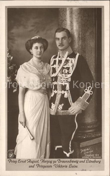Adel Preussen Prinzessin Viktoria Luise Prinz Ernst August zu Braunschweig
