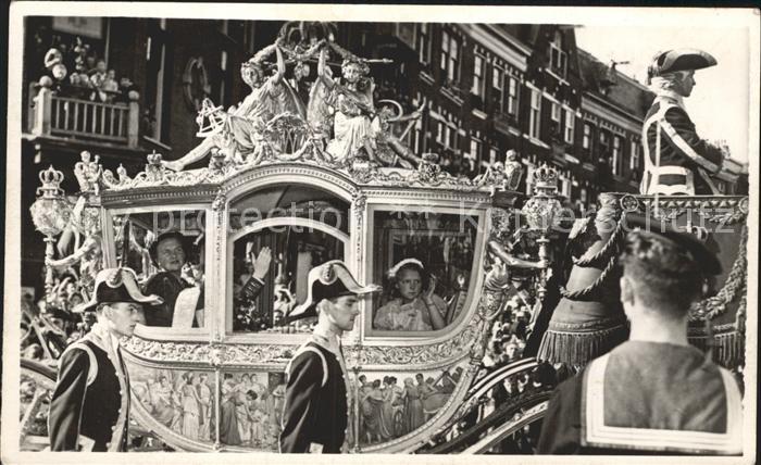 Adel Niederlande Gouden Koets Koningin Juliana