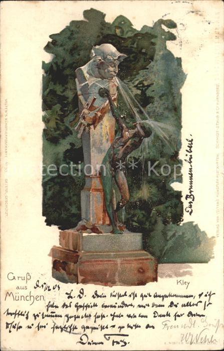 Kley Muenchen Brunnenbuberl