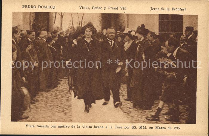Adel Spanien Nobleza Espana Visita hecha Jerez de la Frontera Bodegas Fundador P