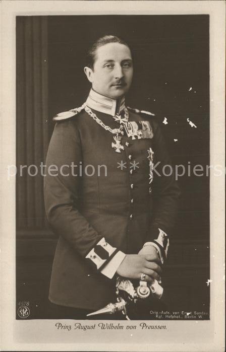 Adel Preussen Prinz August Wilhelm