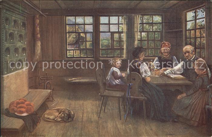 Hoffmann Heinrich Sonntagsfrieden Schwarzwald Trachten Bo