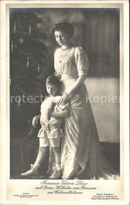 Adel Preussen Prinzessin Viktoria Luise Prinz Wilhelm Weihnachtsbaum