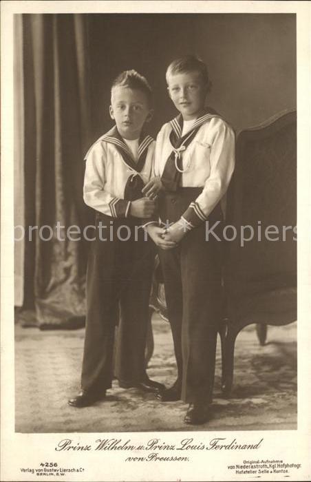 Adel Preussen Prinz Wilhelm Prinz Louis Ferdinand