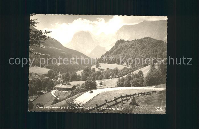 Foto Popp Nr. 3348 Queralpenstrasse Berchtesgaden Rei