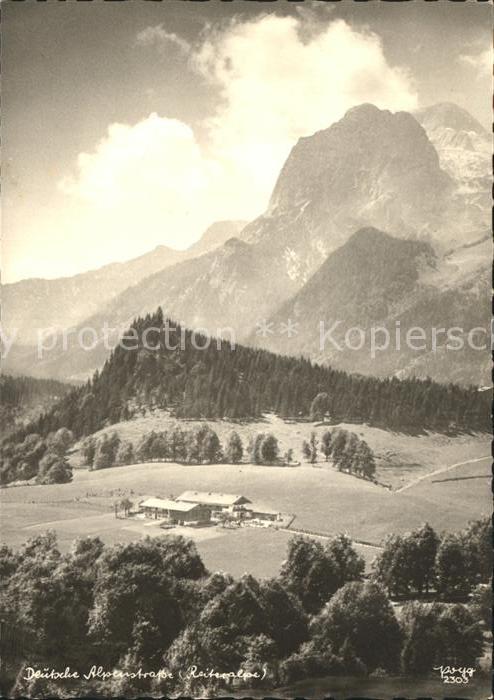 Foto Popp Nr. 2303 Deutsche Alpenstrasse Reiteralpe