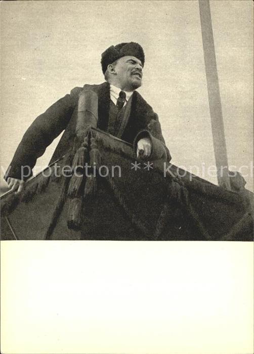 Politiker Wladimir Iljitsch Lenin Red Square Great October Socialist Revolution
