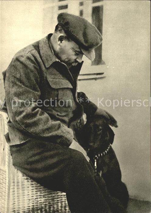 Politiker Lenin Gorki Hund 1922