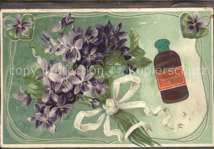 Blumen Veilchen Veilchenduft Litho