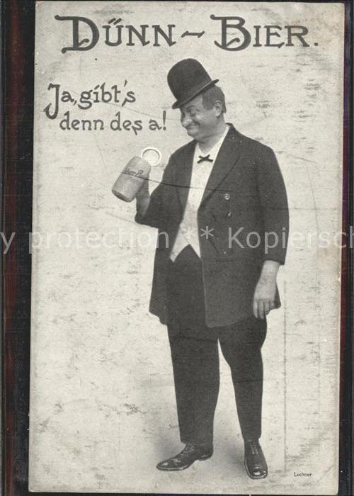 Bier Dünn-Bier Mann Hut Humor