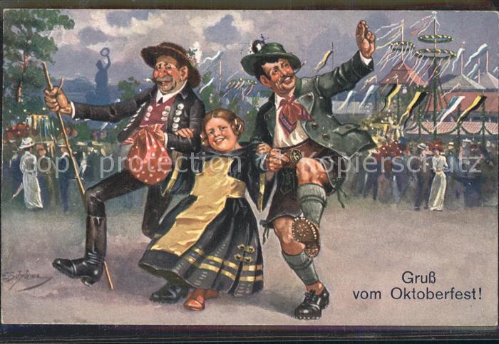 Schlemo E Oktoberfest Muenchen Tanz Muenchner Kindl