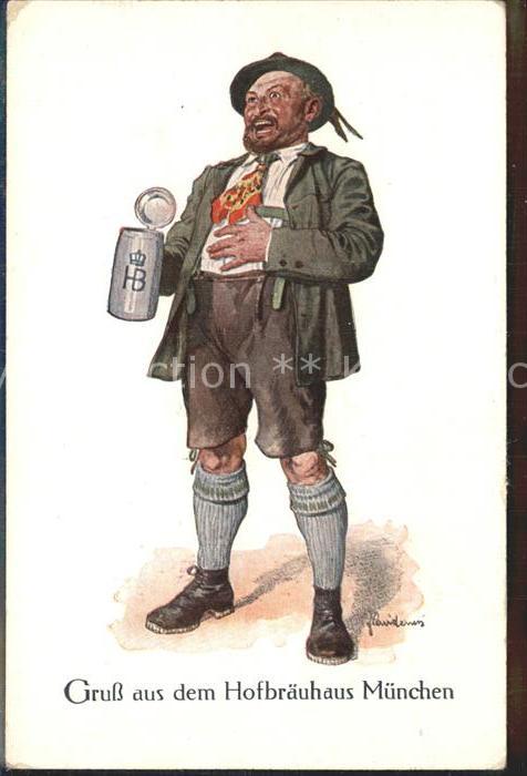 Bier Hofbraeuhaus Muenchen Tracht