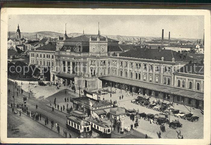 Strassenbahn Brno Nadrazi Bruenn Bahnhof