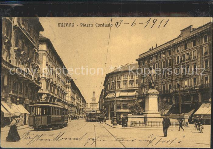 Strassenbahn Milano Piazza Cardusio