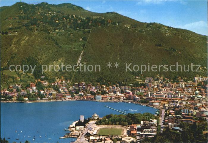Como Lago di Como Fliegeraufnahme