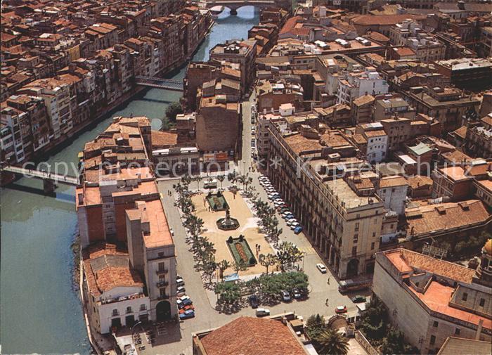 Gerona Fliegeraufnahme Plaza della Independencia