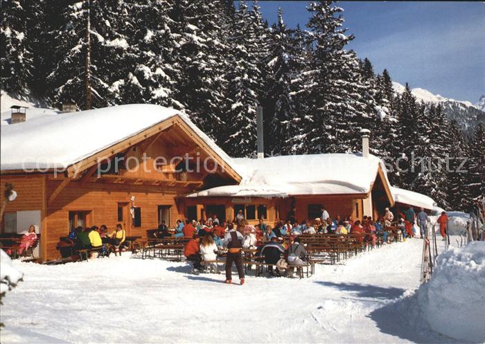 St Anton Arlberg Rodelhuette Skigebiet
