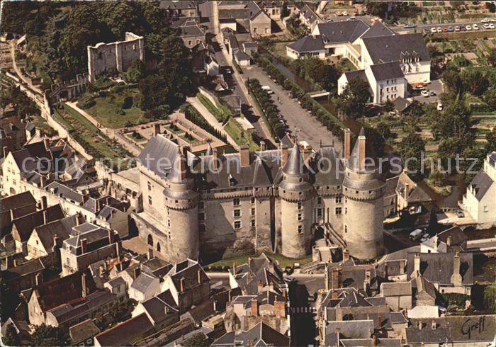 Langeais Fliegeraufnahme Chateau de la Loire