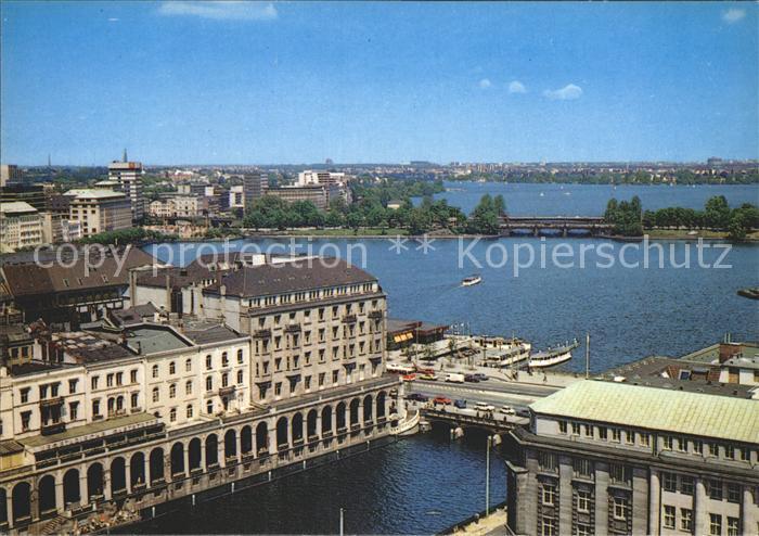 HAMBURG  CITY drei Alsterbecken