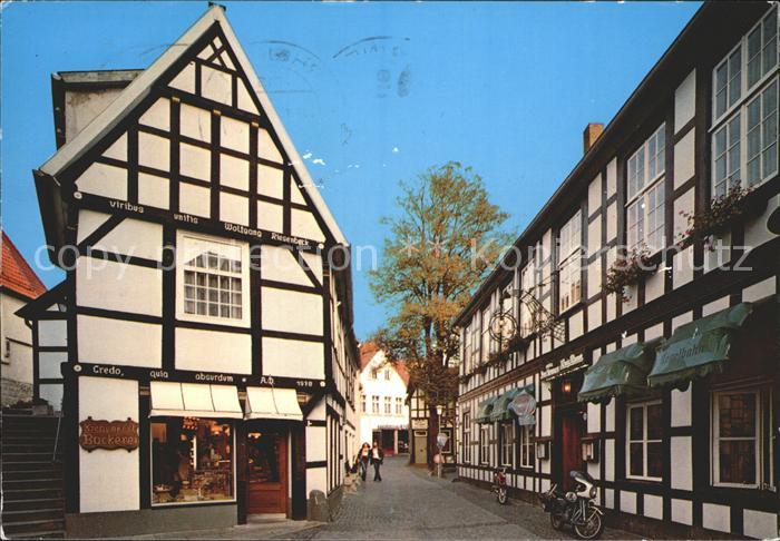 Tecklenburg Steinfurt NRW Fachwerkhaeuser