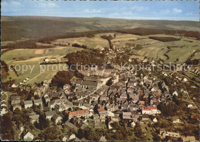 Hachenburg Westerwald Fliegeraufnahme