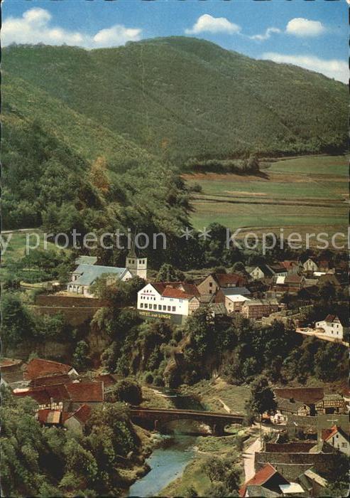 Schuld Fliegeraufnahme Hotel zur Linde
