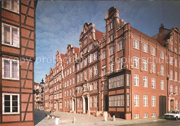 HAMBURG  CITY Buergerhaeuser in Peterstrasse Wohnstift der Carl-Toepfer-Stiftung