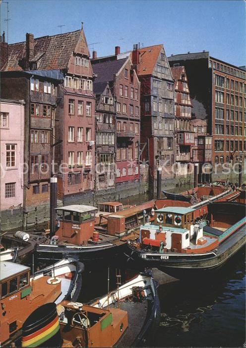 HAMBURG  CITY alte Haeuser am Nicolaifleet