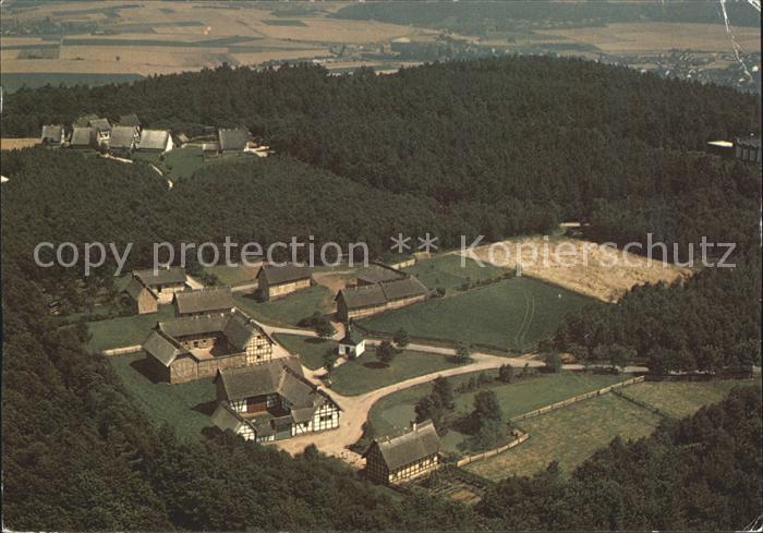Kommern Mechernich Fliegeraufnahme Rheinisches Freilichtmuseum